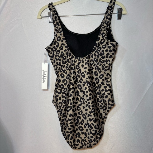 Nicole Miller Studio Cheetah Print Print Swimsuit - Picture 2 of 6